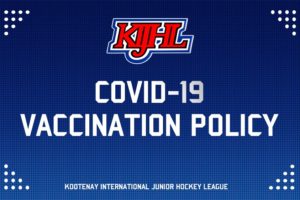The #KIJHL has announced a COVID-19 Vaccination Policy.