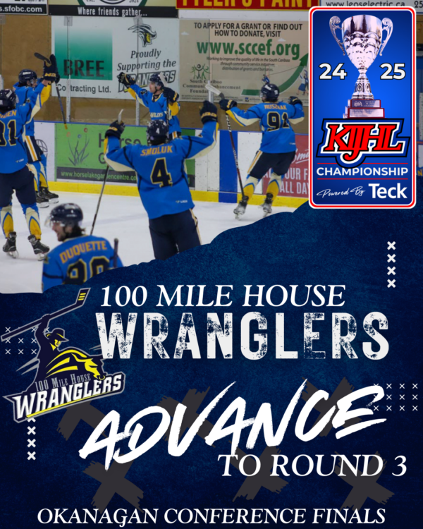 Wranglers Advance to the Okanagan Conference Finals