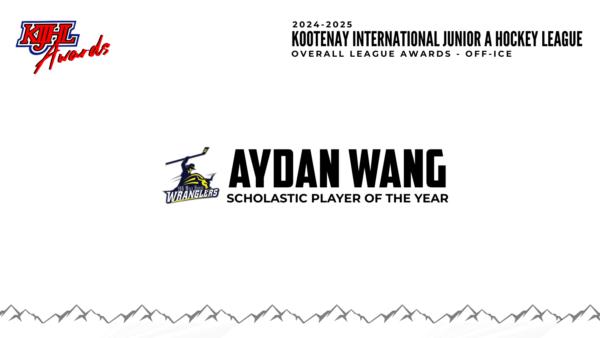 Scholastic Player of the Year: Aydan Wang – 100 Mile House Wranglers